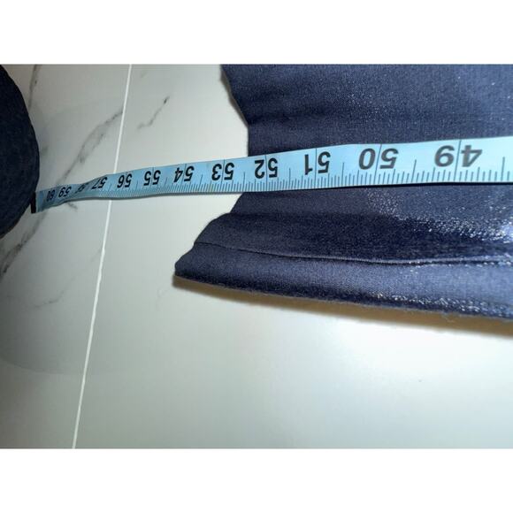 Vintage 90’s Y2K Blue Sleeveless Gown With Floral Glitter dark romantic 8 prom - Picture 4 of 7